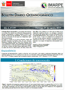 Boletin diario oceanografico